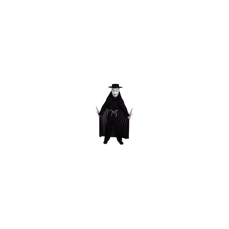 DEGUISEMENT V FOR VICTORY ANONYMOUS TAILLE 8 ANS DEGUISEMENT V FOR VICTORY ANONYMOUS TAILLE 8 ANS