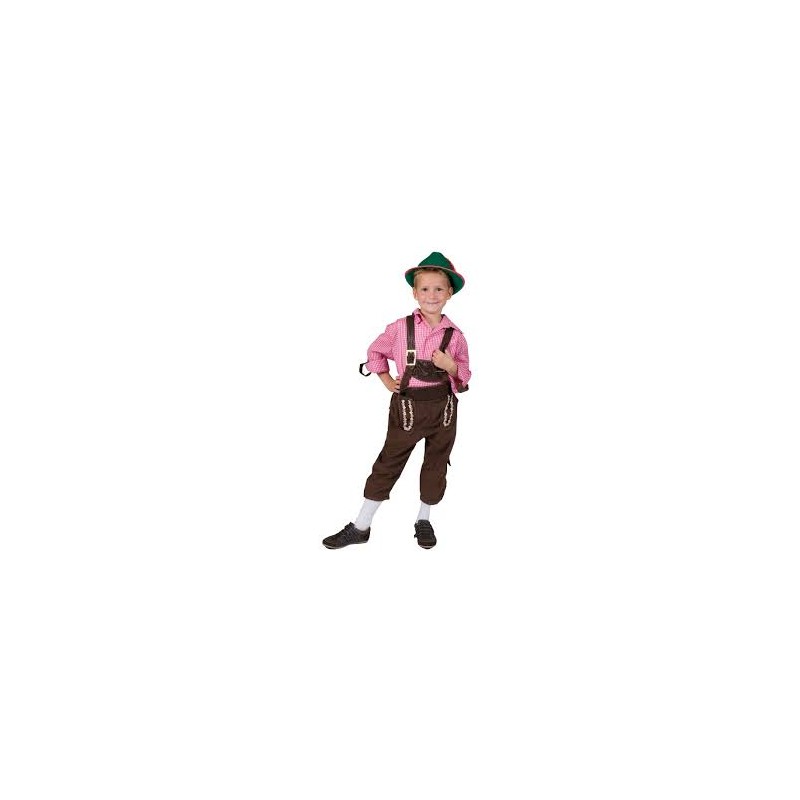 DEGUISEMENT TYROLIEN ROSE ET MARRON TAILLE 140 DEGUISEMENT TYROLIEN ROSE ET MARRON TAILLE 140