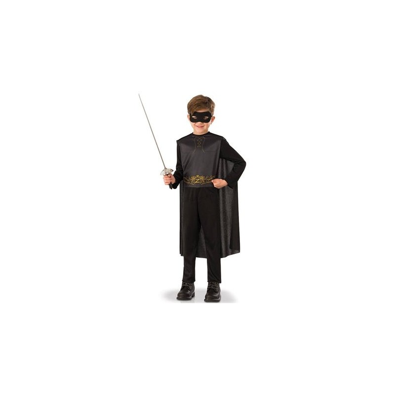 DEGUISEMENT DE ZORRO Z TAILLE 3-4 ANS DEGUISEMENT DE ZORRO Z TAILLE 3-4 ANS