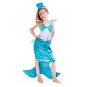 DEGUISEMENT SIRENE BLEUE TAILLE 8 ANS