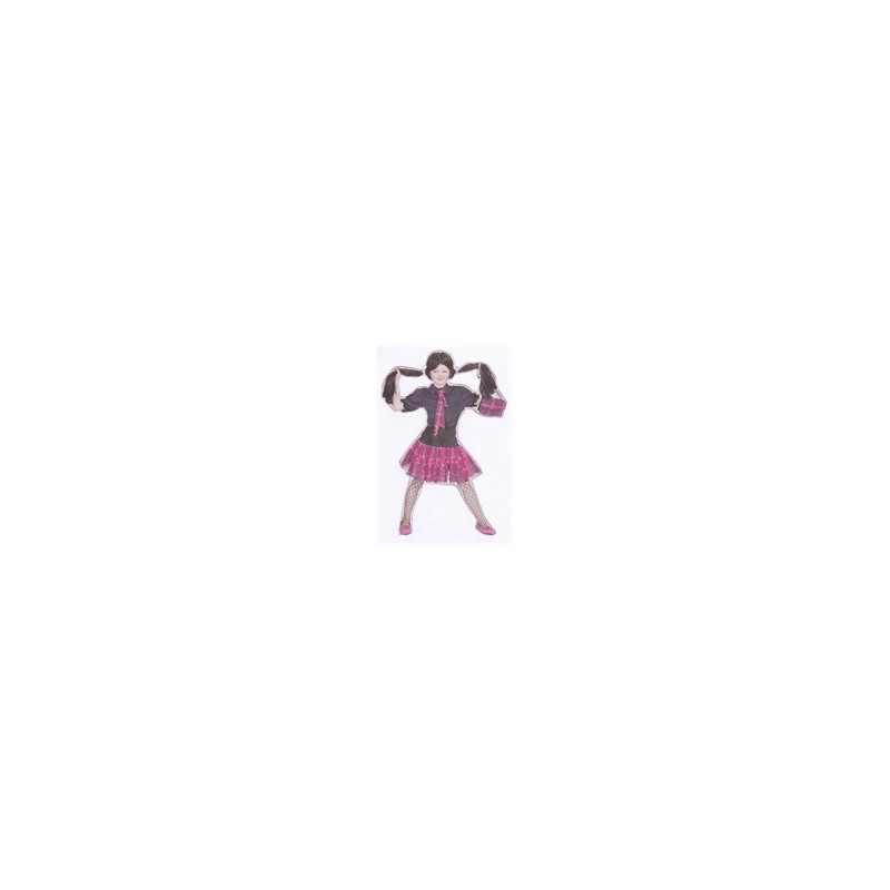 DEGUISEMENT ENSEMBLE DISCO FILLE ROSE/NOIRE TAILLE 164 DEGUISEMENT ENSEMBLE DISCO FILLE ROSE/NOIRE TAILLE 164