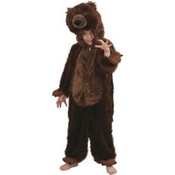 DEGUISEMENT OURS BRUN 128 CM 