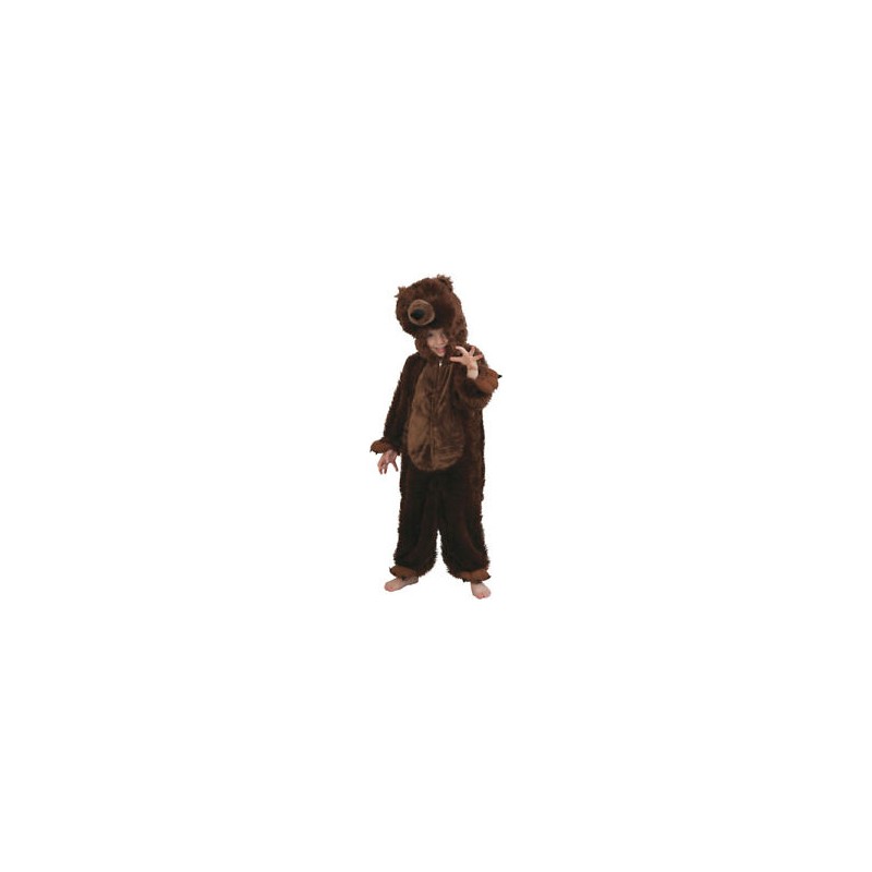 DEGUISEMENT OURS BRUN 128 CM 