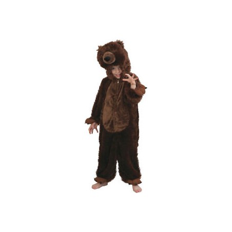 DEGUISEMENT OURS BRUN 128 CM 