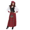 DEGUISEMENT ECOSSAISE ROBE LONGUE FEMME TAILLE L