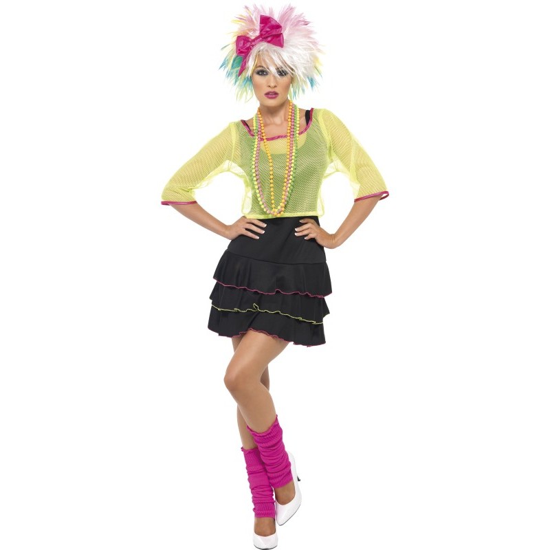 DEGUISEMENT POP STAR FLUO TAILLE S DEGUISEMENT POP STAR FLUO TAILLE S