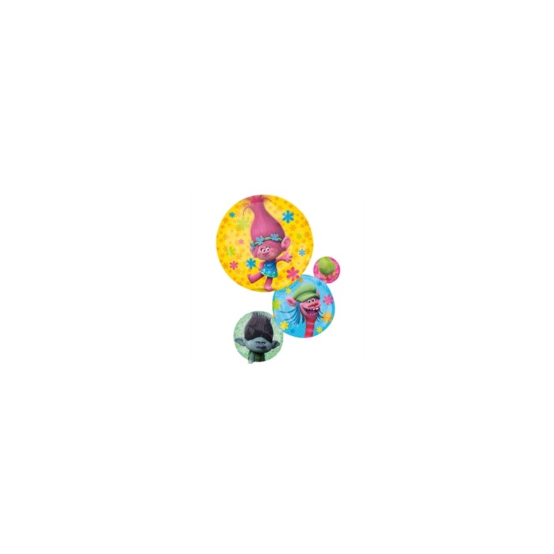 BALLON METALLIQUE TROLLS SUPERSHAPE 55 X 71 CM BALLON METALLIQUE TROLLS SUPERSHAPE 55 X 71 CM