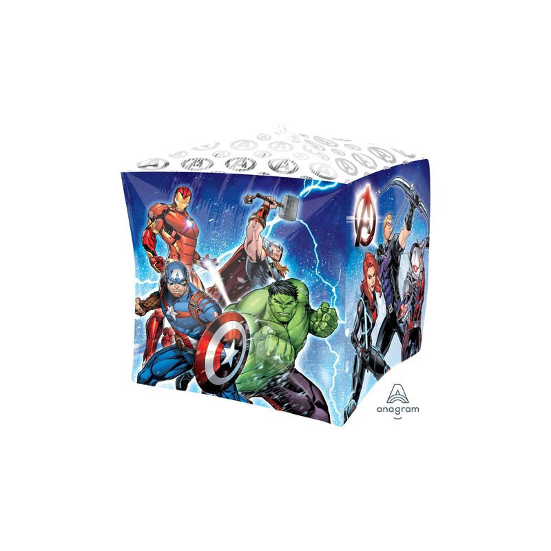 BALLON METALLIQUE CUBEZ AVENGER 38 X 38 CM BALLON METALLIQUE CUBEZ AVENGER 38 X 38 CM