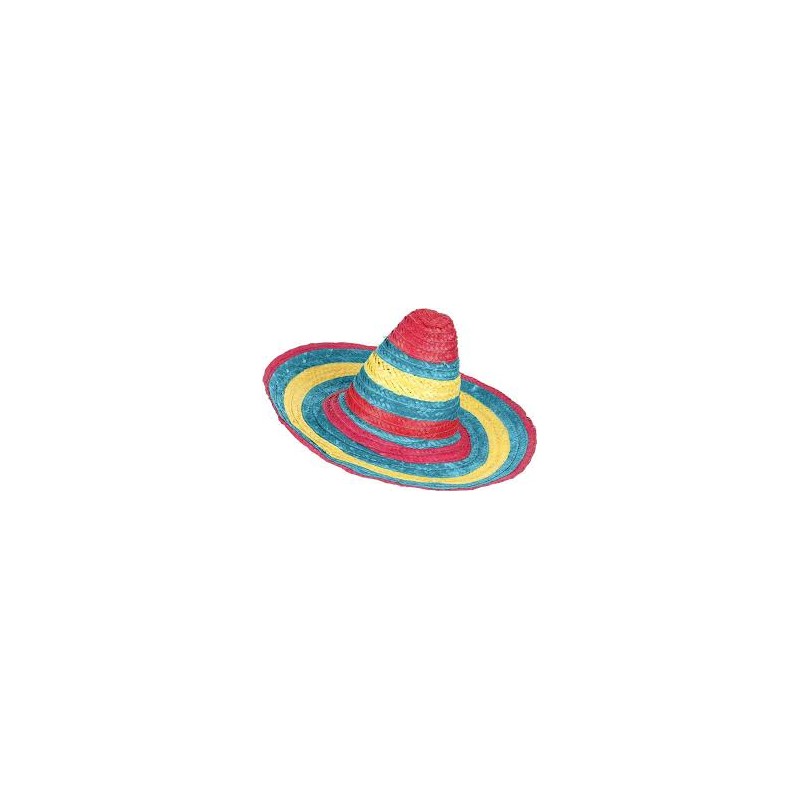 CHAPEAU SOMBRERO MULTICOLORE CHAPEAU SOMBRERO MULTICOLORE
