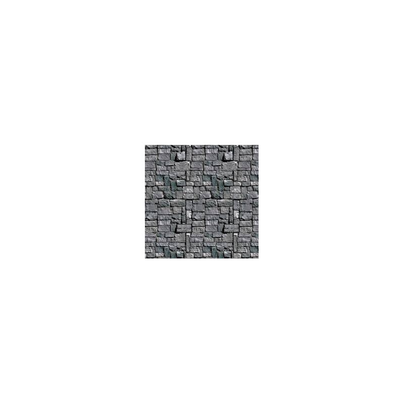 SCENE DECORATIVE MUR PIERRE DE CHATEAU PARTIE HAUTE 1.22 X 9.14 M SCENE DECORATIVE MUR PIERRE DE CHATEAU PARTIE HAUTE 1.22 X 9.14 M
