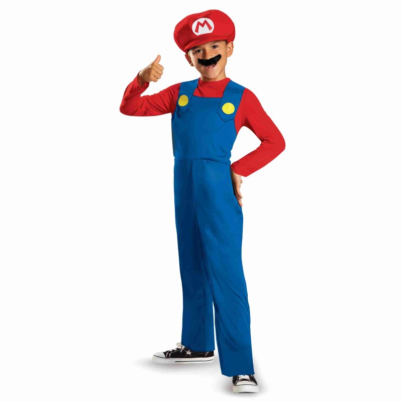DEGUISEMENT MARIO TAILLE 4-6 ANS