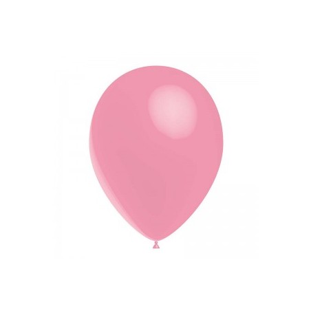 24 BALLONS BALLOONIA ROSE BONBON METALLIQUE 28 CM 