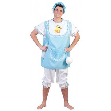 DEGUISEMENT BEBE BLEU PETIT CANARD TAILLE 52/54