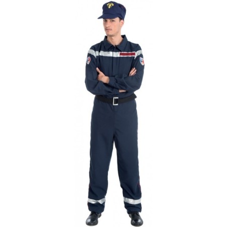 DEGUISEMENT POMPIER FRANCAIS TAILLE 50