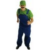 DEGUISEMENT PLOMBIER VERT LUIGI TAILLE S