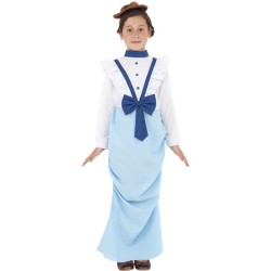 DEGUISEMENT FILLE DE L'EPOQUE VICTORIENNE TAILLE 7/9 ANS