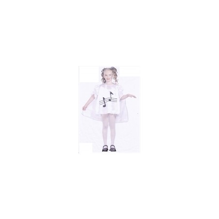 DEGUISEMENT ROBE NOTE DE MUSIQUE TAILLE 6 ANS 