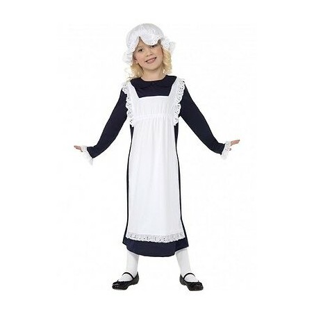 DEGUISEMENT  GOUVERNANTE VICTORIENNE TAILLE 7/9ANS
