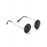 LUNETTES HIPPIES RONDES NOIRES