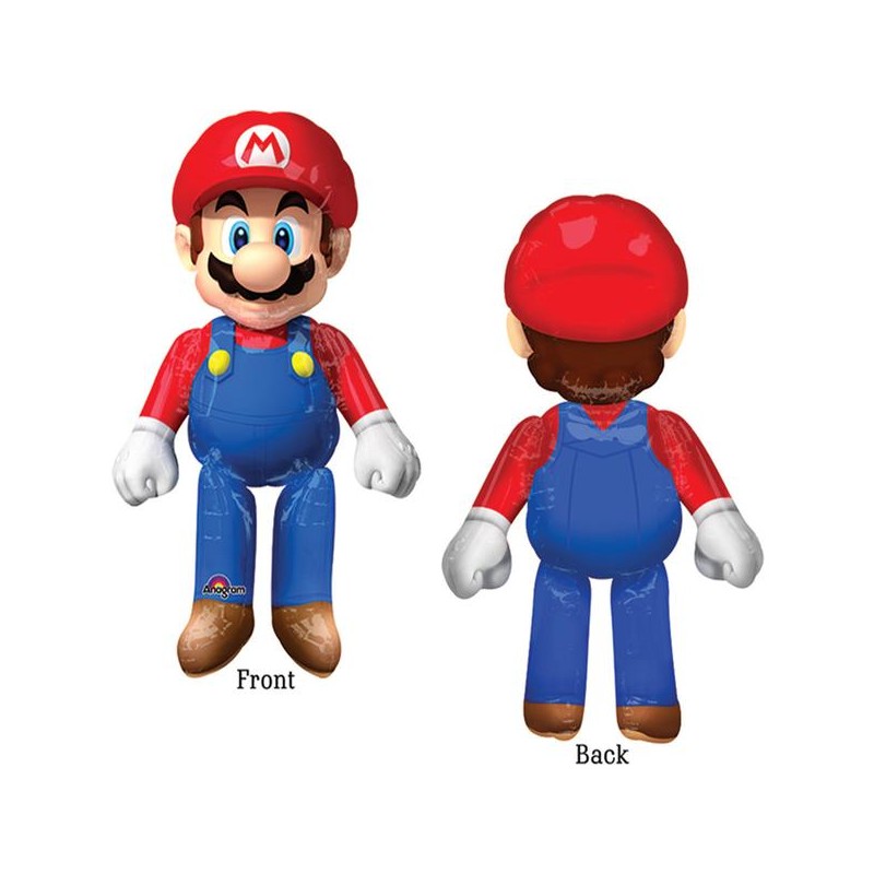 BALLON METALLIQUE MARCHEUR AIRWALKER MARIO BROS 91 X 152 CM BALLON METALLIQUE MARCHEUR AIRWALKER MARIO BROS 91 X 152 CM