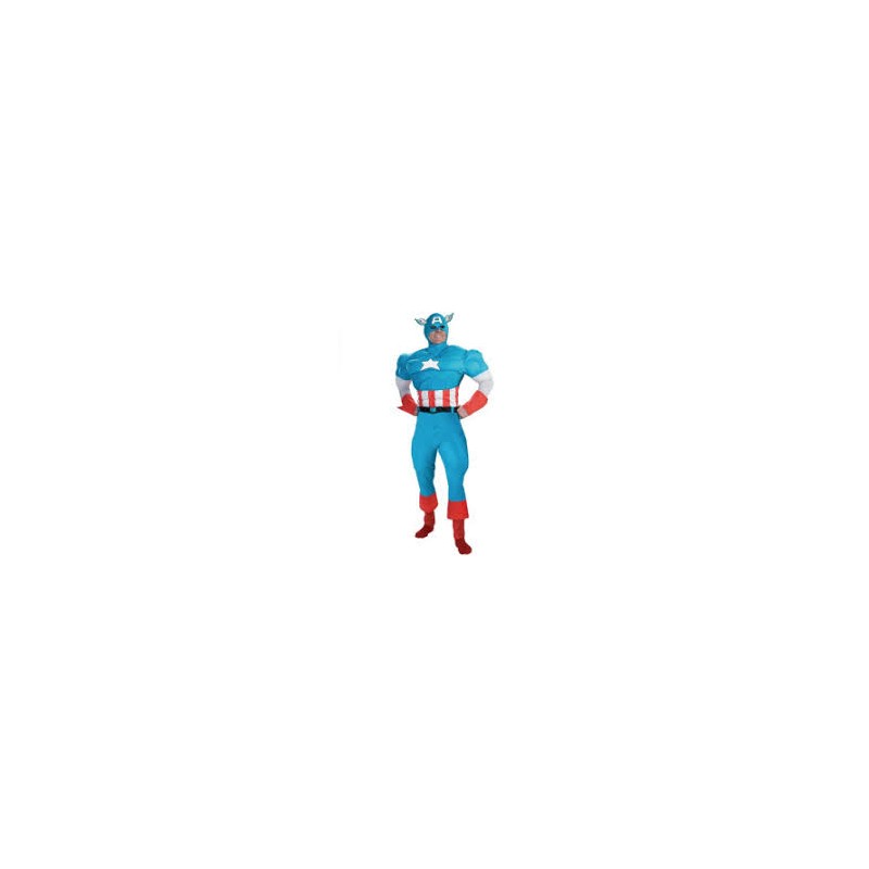 DEGUISEMENT CAPTAIN AMERICA CAGOULE TAILLE XL DEGUISEMENT CAPTAIN AMERICA CAGOULE TAILLE XL