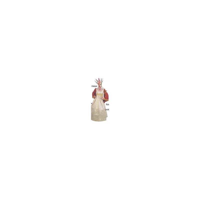 DEGUISEMENT ROBE VENITIENNE OR/ROUGE TAILLE 36/38 DEGUISEMENT ROBE VENITIENNE OR/ROUGE TAILLE 36/38
