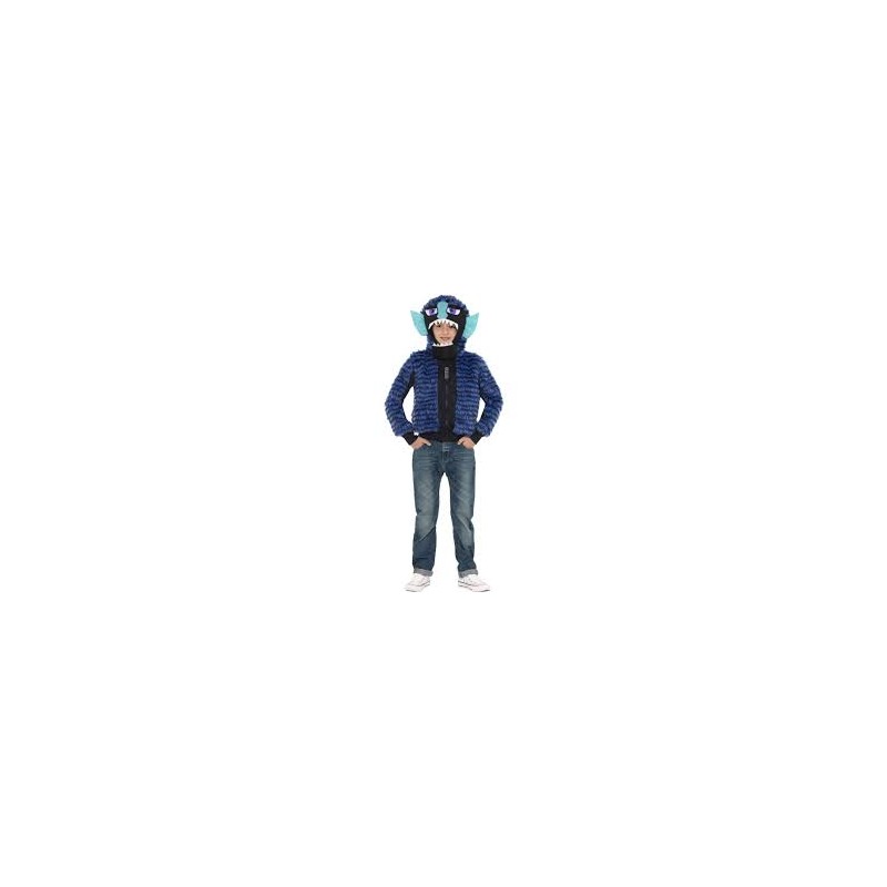 DEGUISEMENT VESTE A CAPUCHE POILU MONSTRE ZINKOID TAILLE 10