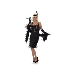 DEGUISEMENT ROBE CHARLESTONE EXTENSIBLE VELOURS TAILLE M/L