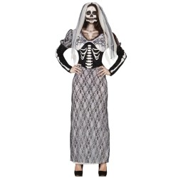 DEGUISEMENT MARIEE  BRIDE OF SKELETON TAILLE UNIQUE 
