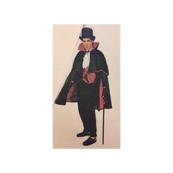 DEGUISEMENT COMTE DRACULA GILET BRILLANT TAILLE 54