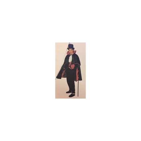 DEGUISEMENT COMTE DRACULA GILET BRILLANT TAILLE 54