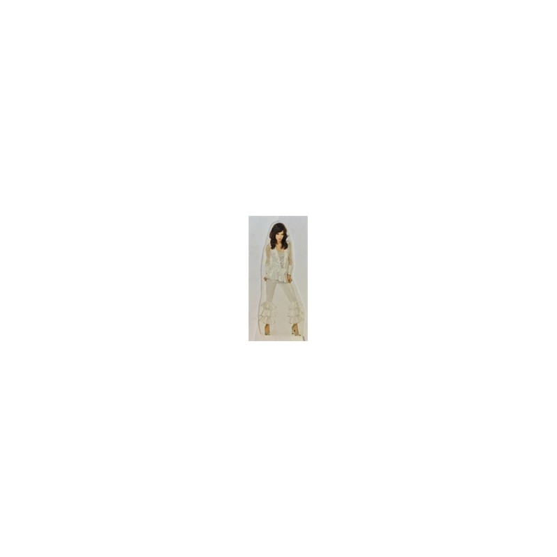 DEGUISEMENT TUNIQUE +PANTALON ABBA DISCO BLANC TAILLE 38 DEGUISEMENT TUNIQUE +PANTALON ABBA DISCO BLANC TAILLE 38