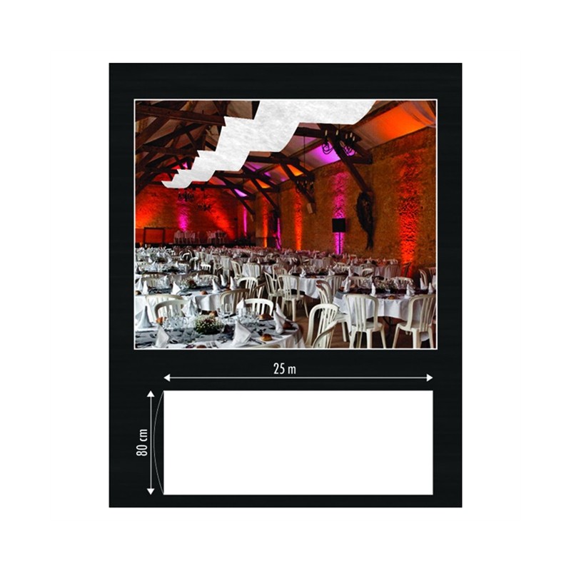 TENTURE BLANCHE 80 CM X 25 M TENTURE BLANCHE 80 CM X 25 M
