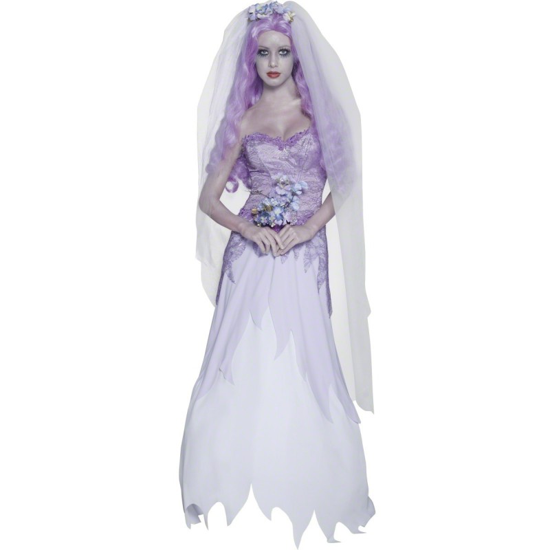 DEGUISEMENT MARIEE FUNESTE MAUVE TAILLE M DEGUISEMENT MARIEE FUNESTE MAUVE TAILLE M