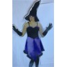 DEGUISEMENT SORCIERE ROBE BUSTIER VIOLETTE COURTE TAILLE UNIQUE
