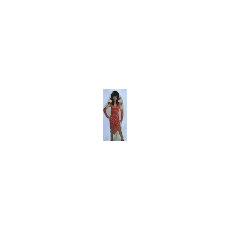 DEGUISEMENT DIABLESSE VELOURS ROUGE TAILLE 44/46 DEGUISEMENT DIABLESSE VELOURS ROUGE TAILLE 44/46