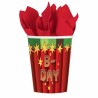 8 GOBELETS CARTON TNT PARTY 266 ML