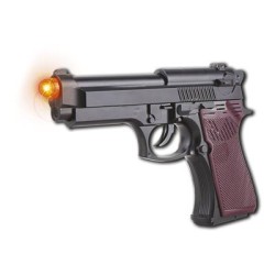PISTOLET DE POLICIER NOIR ET GRIS