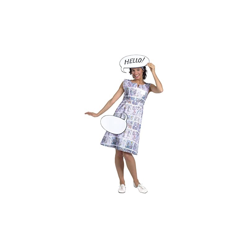 DEGUISEMENT ROBE IMPRIMEE BANDE DESSINEE TAILLE 42 DEGUISEMENT ROBE IMPRIMEE BANDE DESSINEE TAILLE 42