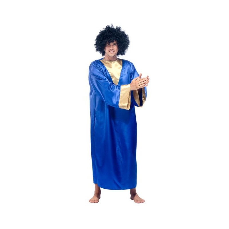 DEGUISEMENT GOSPEL TUNIQUE LONGUE BLEUE ET OR TAILLE 54/56 DEGUISEMENT GOSPEL TUNIQUE LONGUE BLEUE ET OR TAILLE 54/56