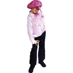 DEGUISEMENT PANTALON RUCHE NOIR TAILLE 140