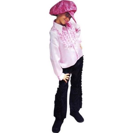 DEGUISEMENT PANTALON RUCHE NOIR TAILLE 140