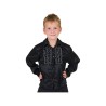 DEGUISEMENT ENFANT CHEMISE RUCHE NOIRE DISCO TAILLE 164 