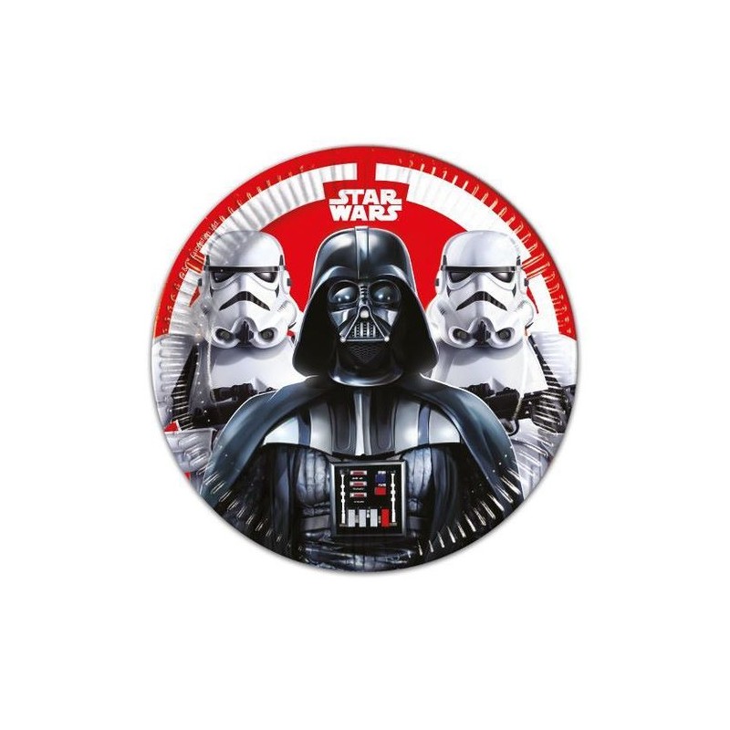 8 ASSIETTES STAR WARS FINAL BATTLE 23 CM 8 ASSIETTES STAR WARS FINAL BATTLE 23 CM