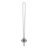COLLIER SKULL CROSS SUELETTE SUR CROIX