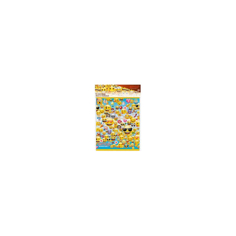 SAC A BONBONS EMOJI SMILEY PAR 8
