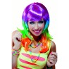 PERRUQUE FLUO 4 COULEURS 