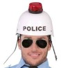 CASQUE RIGIDE DE POLICE CARREAUX NOIR/BLANC