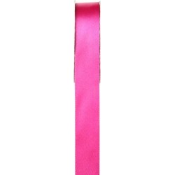 RUBAN SATIN DOUBLE FACE 25 M LARGEUR 25 MM FUSCHIA