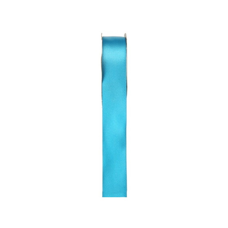 RUBAN SATIN DOUBLE FACE 25 MM X 25 M TURQUOISE RUBAN SATIN DOUBLE FACE 25 MM X 25 M TURQUOISE